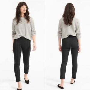 Everlane The Stretch Ponte Crop Pants in Charcoal